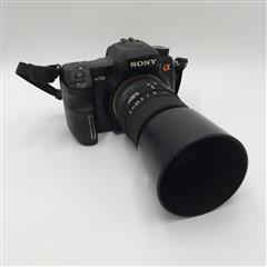 SONY ALPHA A700 CAMERA WITH SIGMA 55-200MM 1:4-5.6 DC WITH HOOD